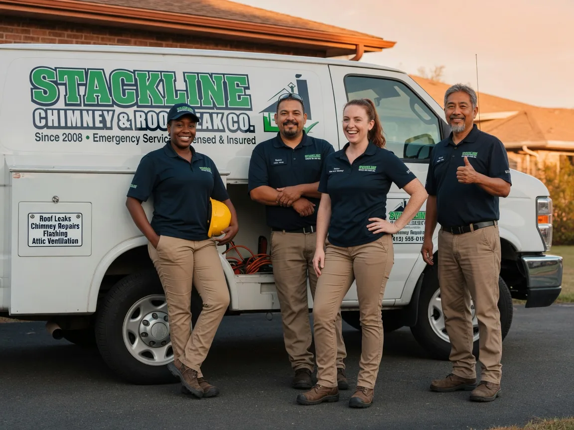 Chimney flashing repair company in Calliham, TX